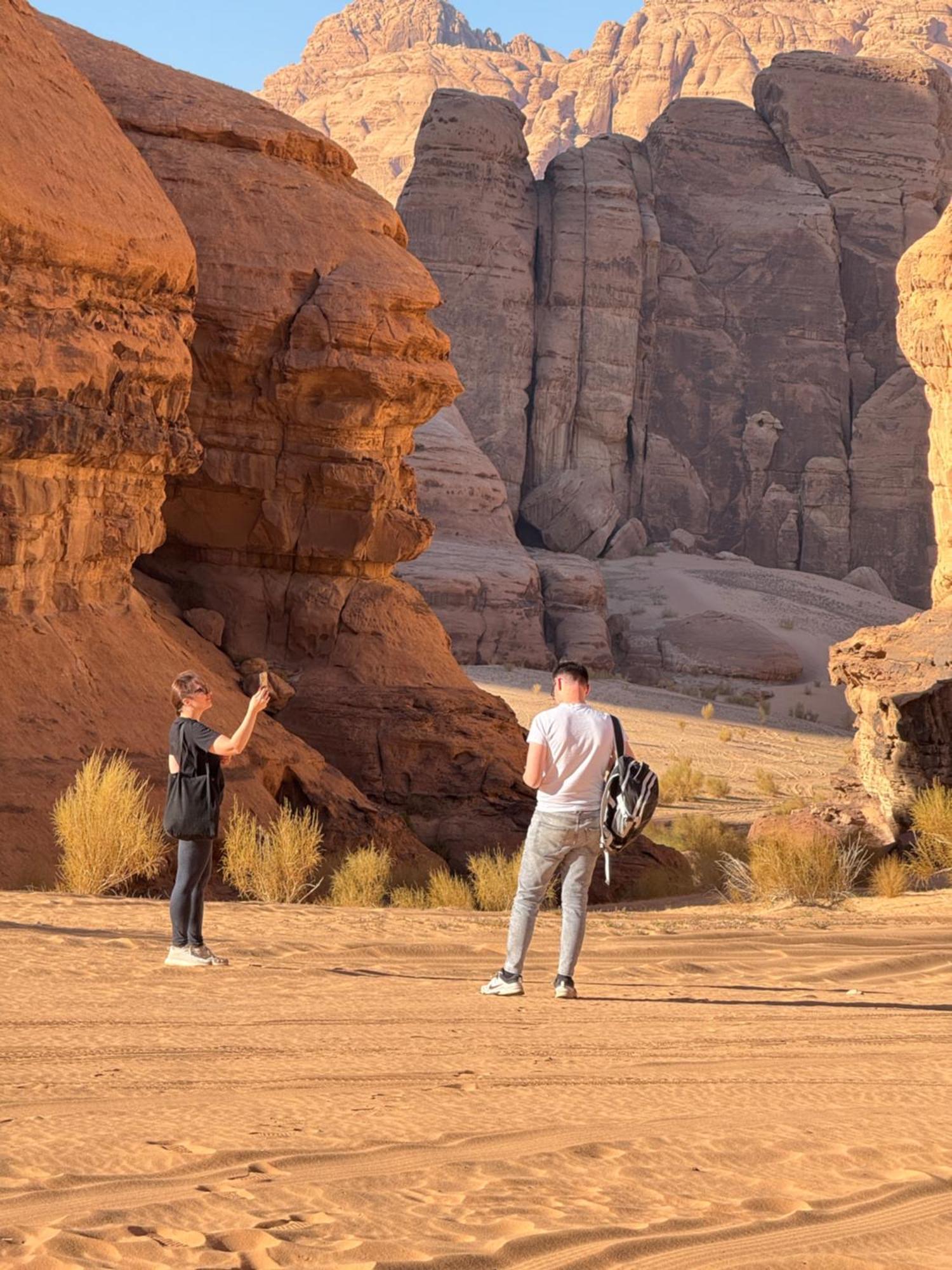 Wadi Rum Sky Camp Exteriör bild